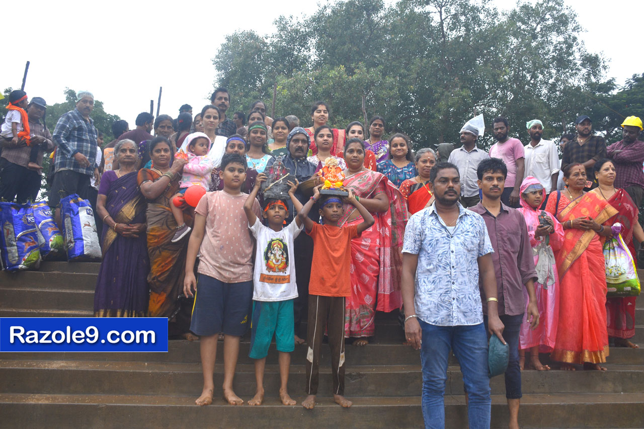 Razole Taluka Ganesh Nimajjanam